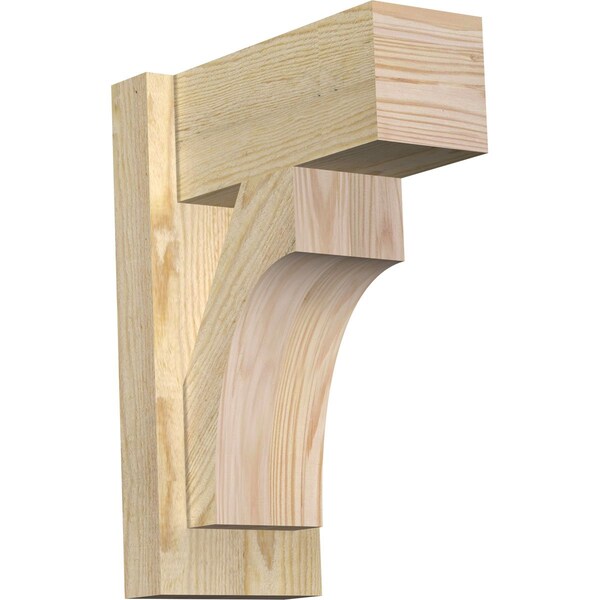 Ekena Millwork Westlake Block Rough Sawn Outlooker, Douglas Fir, 6"W x 12"D x 16"H OUT06X12X16WTL05RDF - main